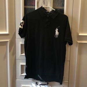 Large Black Ralph Lauren big logo shirt